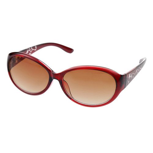 青山眼鏡　
ファッションサングラス テンプル花柄