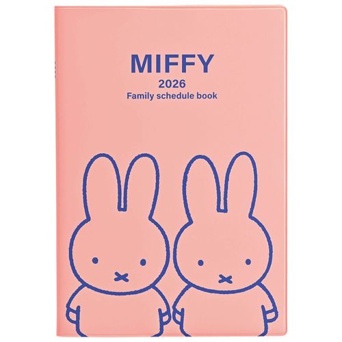 4901478199486







クツワ　
MIFFY 家族手帳B6薄型 12月始まり シンプル柄