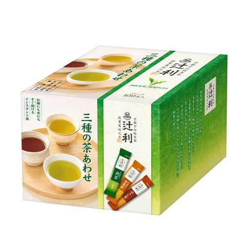 4901305410555







片岡物産　
辻利三種の茶あわせ100本（粉末タイプ）