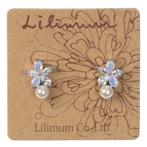 リリマム
オパール花ピアス