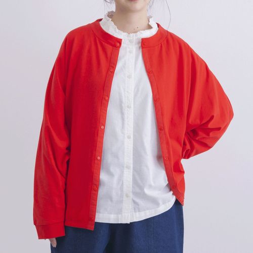 4528653966352







グロリア　
T／Cピーチ起毛布帛使いカーディガン