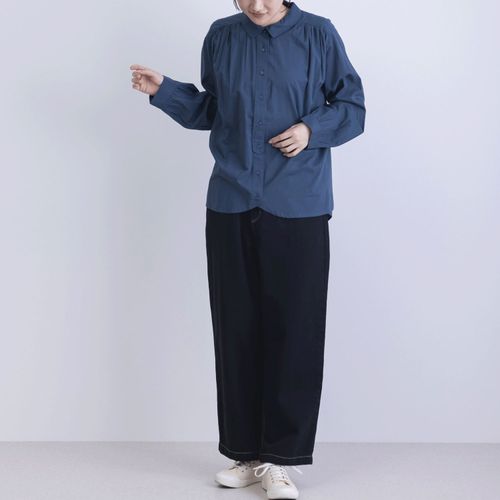 4528653960374







グロリア　
無地前立てデザインシャツブラウス