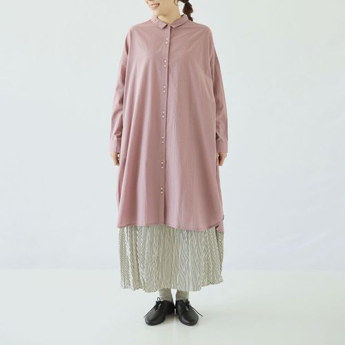 4547316083038







ノンノ　
ノンノ コットン布帛無地 シャツワンピース