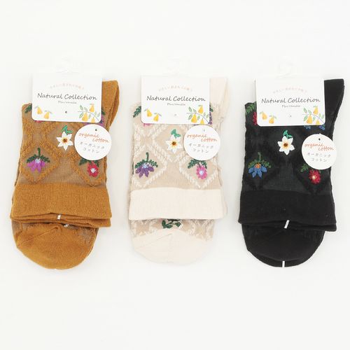 エイコー
Natural Collection クルー丈 ミニフラワー刺繍付き