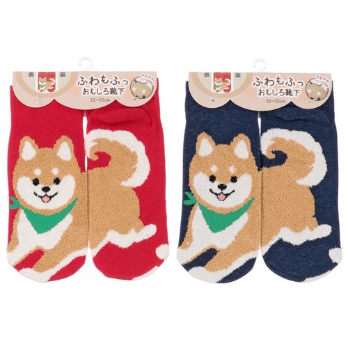 竹内
スニーカー丈 ふわもふっ おもしろ靴下 柴犬 靴下