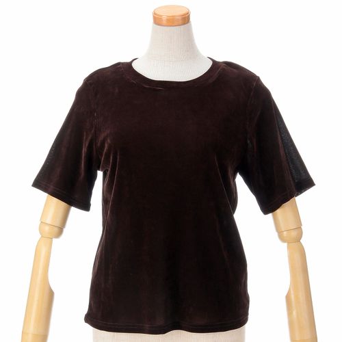 ホワイトジョーラ　
Emilyanフロッキーメッシュカットソー