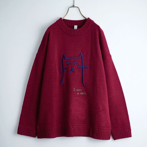 ドライブ
Emago ネコ刺繍プルオーバー