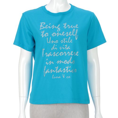 ベルディー
LUNA＆CO 全体ロゴプリントTシャツ