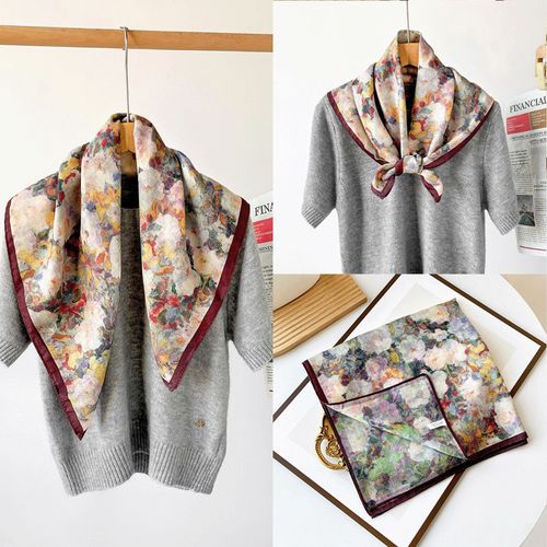 ジェノバ
両面プリントスカーフ 65×65