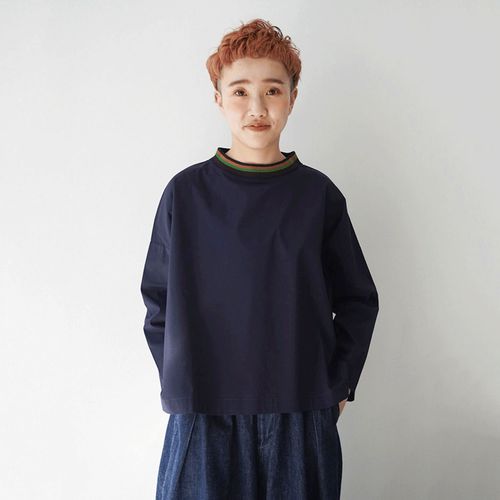 ａｅｌ
mao made ネックライン入りリブプルオーバー