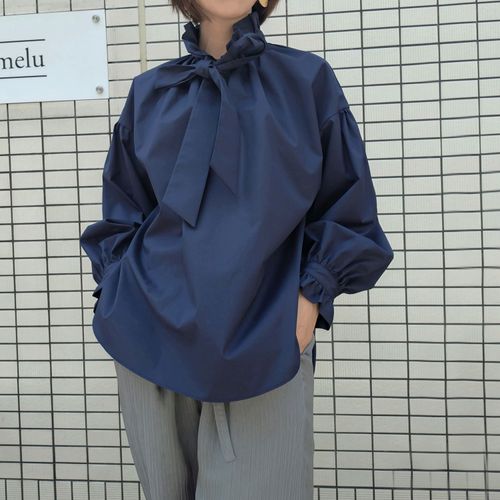 ダブル・フェース
Doubleface Tokyo フリルネックリボンブラウス