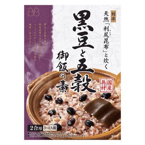 4976525855295







不二食品　
不二食品 天然利尻昆布と炊く・黒豆と五穀ご飯の素