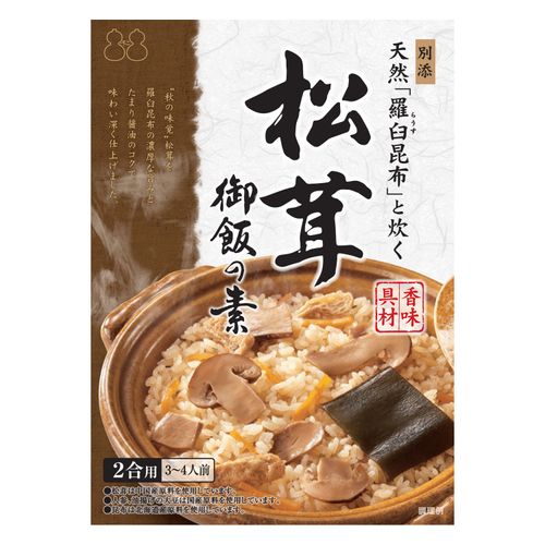 4976525855356







不二食品　
不二食品 天然羅臼昆布と炊く・松茸ご飯の素
