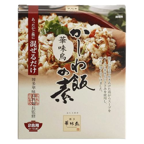 4940983600568







トリゼンフーズ　
華味鳥かしわ飯の素（2合用）