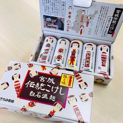 4972806012951







きちみ製麺
宮城伝統こけし白石温麺（しらいしうーめん）