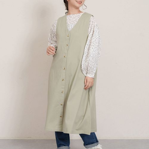 4528653694057



0



グロリア　
コットンツイルジレワンピース