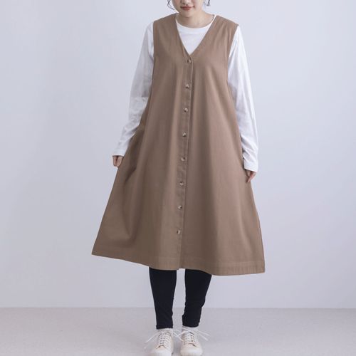 4528653816718



0



グロリア　
コットンツイルジレワンピース