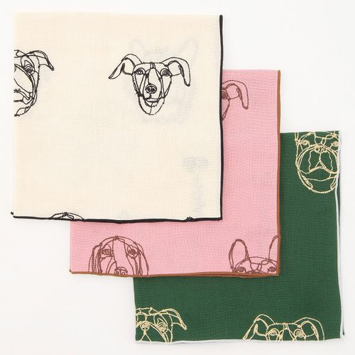 4945265374090



0



コッカ
＋HAyU fabric ～DOG～ 綿100％ダブルガーゼ刺繍ハンカチ