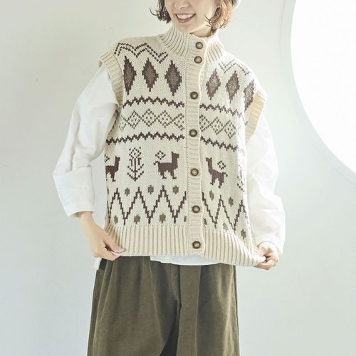 4547316085582



0



ノンノ　
ノンノ ノルディック柄ニットベスト