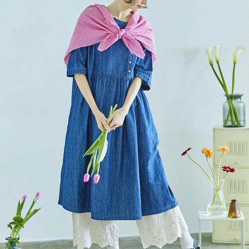 4547316077389



0



ノンノ　
ノンノ タテスラブ入りデニムワンピース