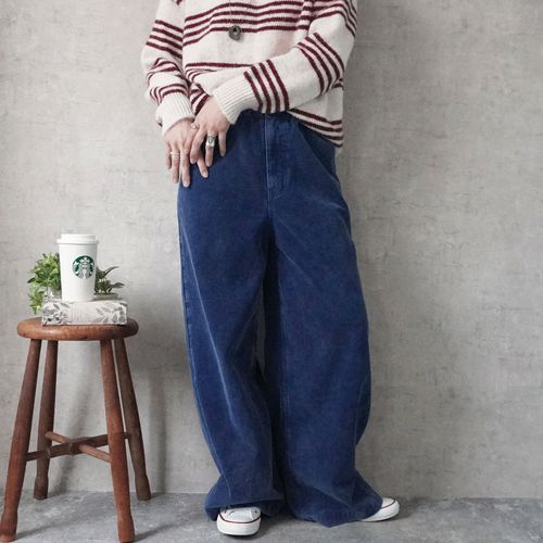 0



0



佐藤安商店
W HEART インディゴコールワイドパンツ