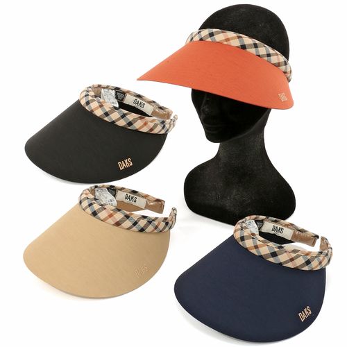 0



0



三都帽子　
DAKS カラークリップバイザー