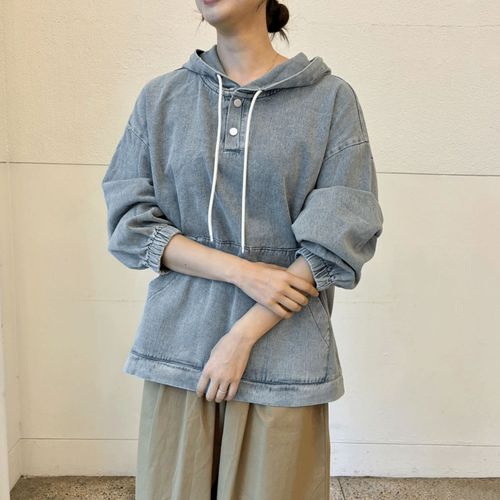 0



0



オーセンティック
ピグメント染めフード付きシャツパーカー