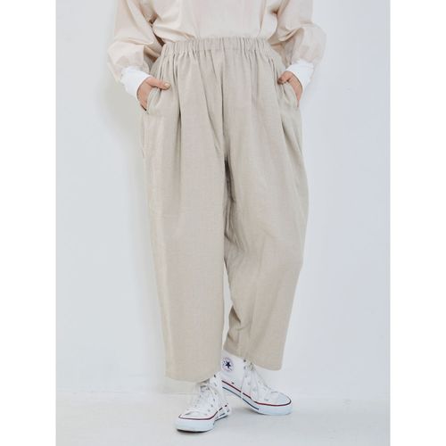 0



0



ＹＵＲＫプラン
YURK genite van リネンコットンヘリンボンゆるっとパンツ