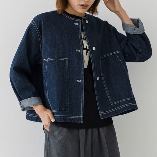 0



0



ピープル
kermu コットン9ozデニムノーカラージャケット