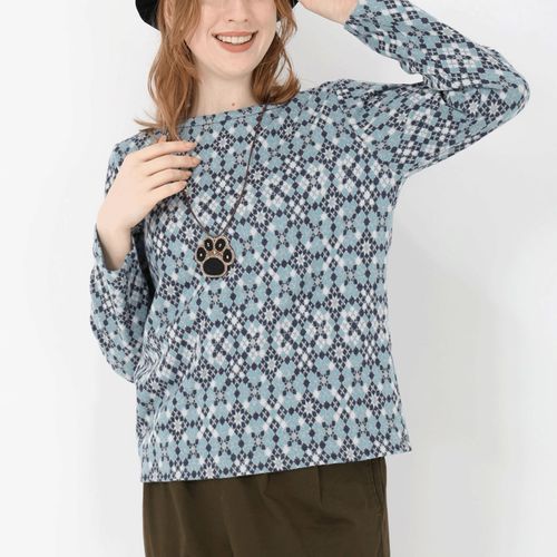0



0



ジジョン
T’BIS STUDIO 長袖幾何柄微起毛WJQクルーネックカットソー