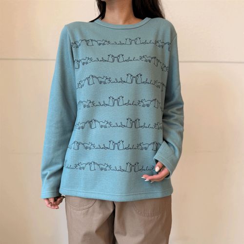 0



0



ジジョン
T’BIS STUDIO 長袖ネコPTWFクルーネックプルオーバー