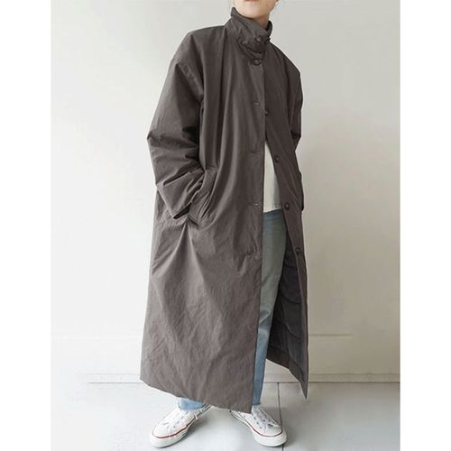 0



0



ａｅｌ
mao made ロング丈中綿ステンカラーコート