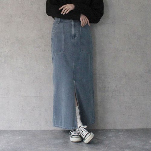 0



0



佐藤安商店
Emma カラーステッチデニムロングタイトスカート