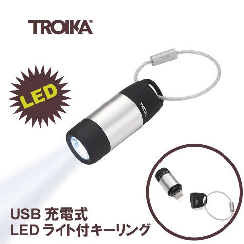 4024024200280



TOR40/SI



ロキテクノマーケティング
TROIKA（トロイカ） ミニLEDトーチ付キーリング エコチャージ