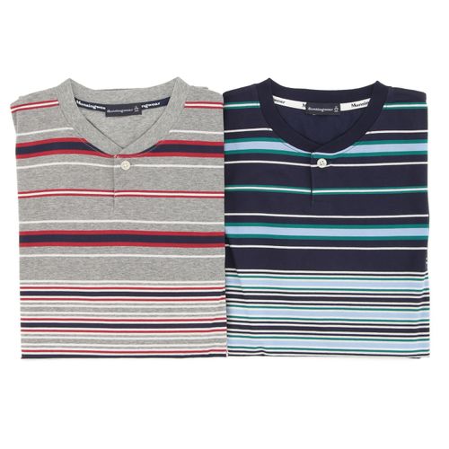 4543754254931



0



日登美　
Munsingwear シルケット天竺パネルボーダー半袖ヘンリーパジャマ