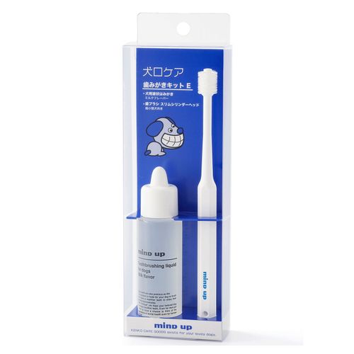 4947651995117



0



マインドアップ
犬口ケア 歯磨きキットE（液状はみがき30ml＋歯ブラシスリムシリンダーヘッド）