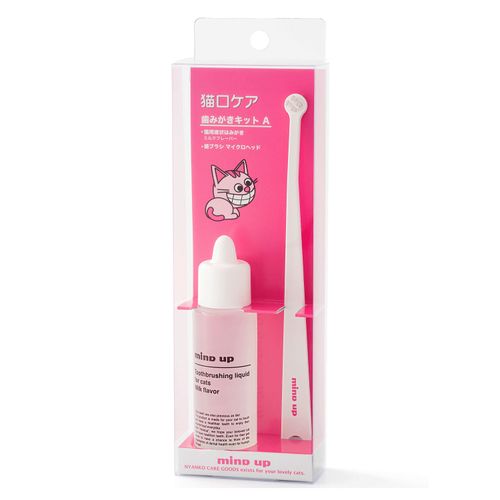 4947651995124



0



マインドアップ
猫口ケア 歯みがきキットA（液状はみがき30ml＋歯ブラシマイクロヘッド）