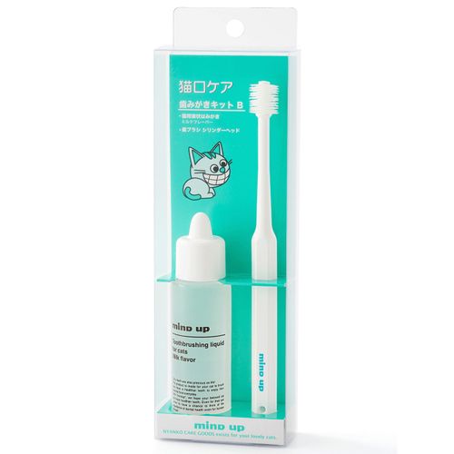 4947651995131



0



マインドアップ
猫口ケア 歯みがきキットB（液状はみがき30ml＋歯ブラシシリンダーヘッド）