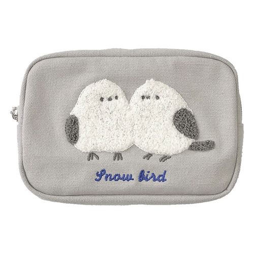 4571484067569



BG0066/3B



ツイン
アニマルサガラ刺繍ポーチ シマエナガ グレー
