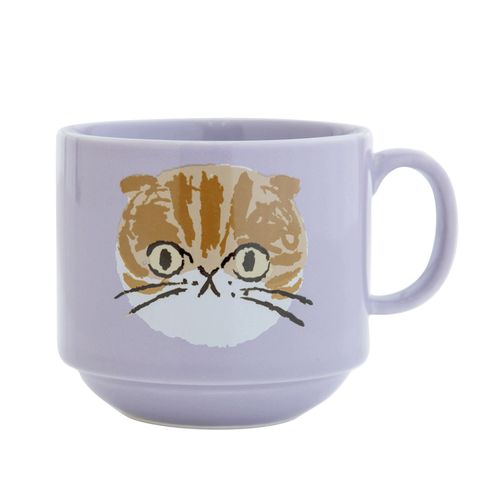4995394176690



7064ILC002/LA



ビスク
I LOVE CAT！マグカップ ラベンダー（茶トラ）