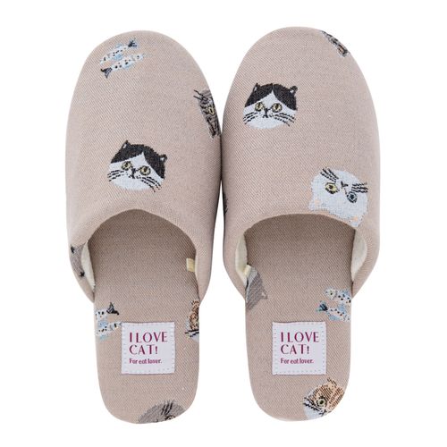 4995394451452



7211ILC091/PK



ビスク
I LOVE CAT！ スリッパ ピンク