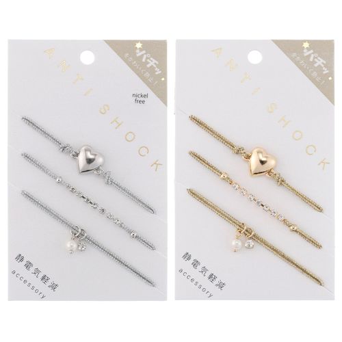 0



0



ピーズ
ANTISHOCK静電気軽減ヘアブレスレット ハート