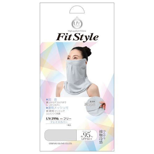 4970687212200



UV-3996



おたふく手袋　
フィットスタイルフェイスカバー メッシュ付ボーダー柄 接触冷感