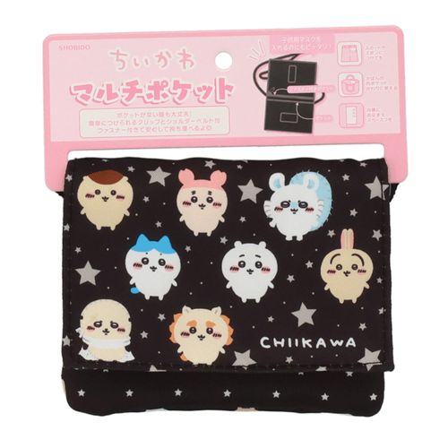 4548387436983



CW43698



粧美堂　
ちいかわ ショルダー付マルチポケット BK