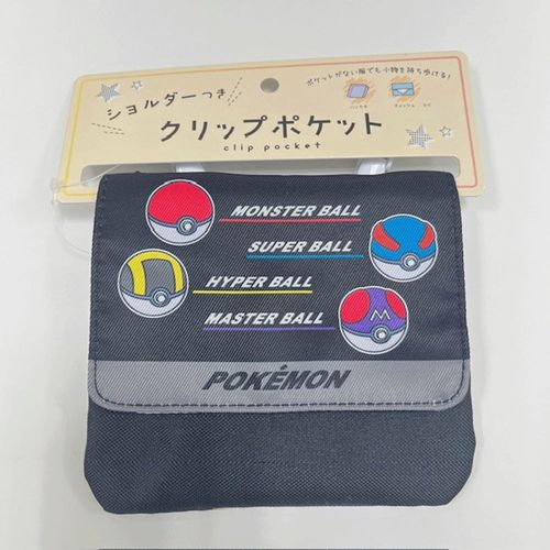 4513266258390



KPK8-1481



マルヨシ
ポケットモンスター クリップポケットショルダー付き クロ／モンスターボール
