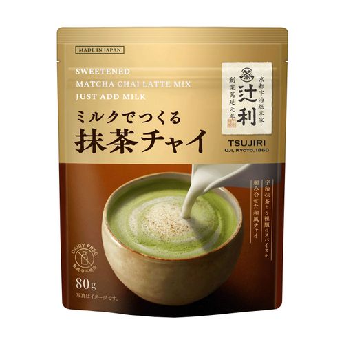 4901305411125







片岡物産　
辻利 ミルクで作る抹茶チャイ 80g