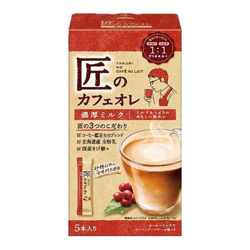 4901305423593







片岡物産　
匠のカフェオレ 濃厚ミルク5P