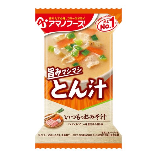 4971334213632







アサヒグループ食品　
アマノフーズ いつものみそ汁とん汁