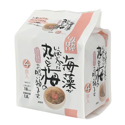 4945137481048







コスモス食品
フリースドライ 海藻と丸ごと梅のお吸いもの4食入