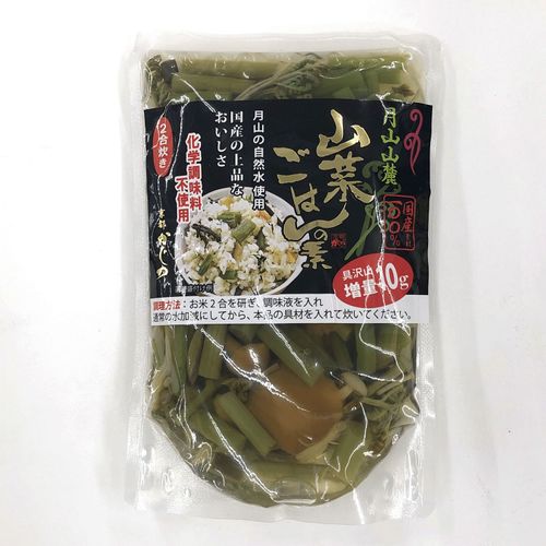 4971814106157







かじの
国産 山菜ご飯の素 （2合用）